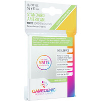 Sleeves MATTE 50stk 59x91mm Gamegenic American Standard Size